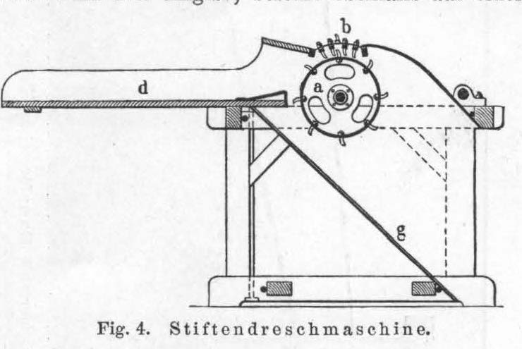 Stiftendreschmaschine